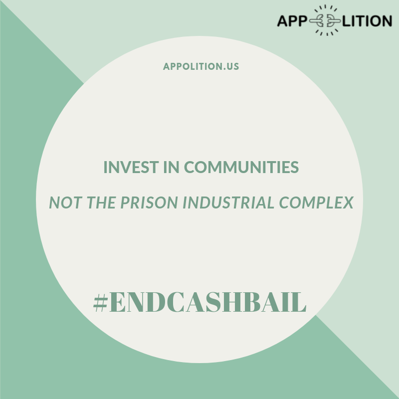 Appolition's tweet photo. Instead of investing in freeing people there's people with big pockets investing into surveillance. They aren't operating from an abolitionist framework. Instead they are operating from a capitalist framework. 

Invest in community support!
#EndCashBail #Abolition #Appolition https://t.co/fK8AEEHvJq