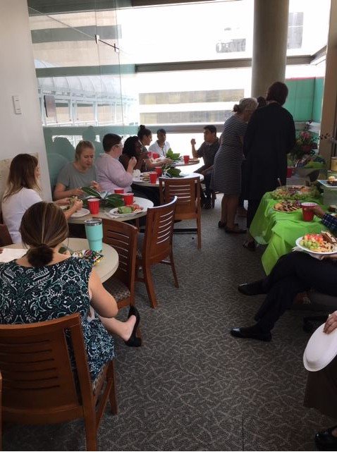 CREW_Clt's tweet photo. CREW Charlotte ladies helped support a luncheon for Safe Alliance employees.  Serving victims of domestic violence and their children, Safe Alliance aligns with CREW’s core values.  #CREW #CREWClt #CRE #SafeAlliance https://t.co/6qAJyWVru5