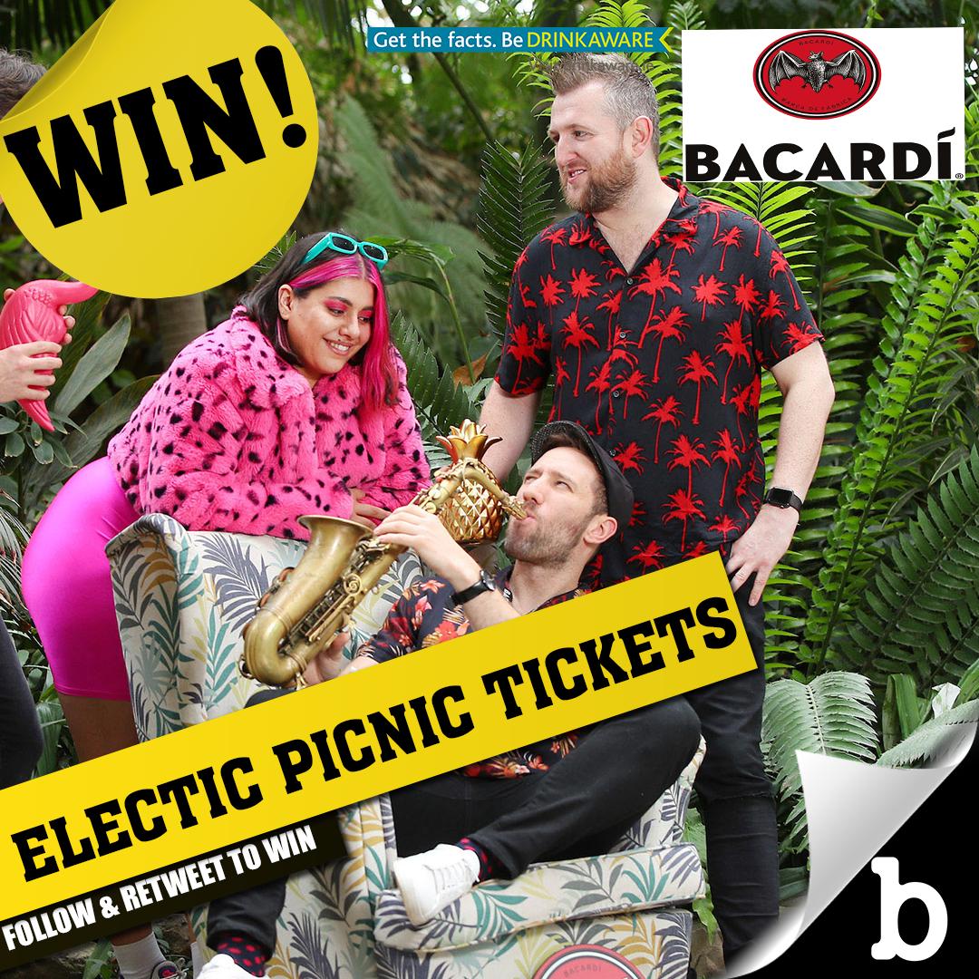 To celebrate Casa BACARDÍ’s 16th year at the festival, we are giving you a chance to win TWO WEEKEND TICKETS TO ELECTRIC PICNIC.
To enter simply RT this post and FOLLOW Buzz.ie before midnight, Tusday, August 22.