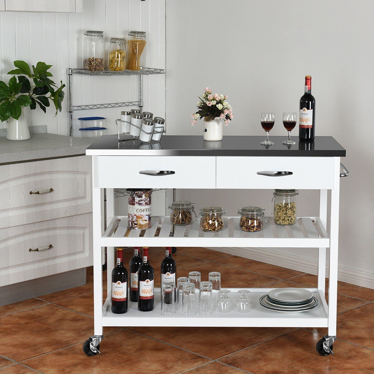 Costway_com's tweet photo. High quality #kitchentrolley made from #stainlesssteel, sturdy and rust proof. A great organizer and helper in your #kitchen to save your space.
Shop now $140.95 + Free Shipping
See more at: https://t.co/7jSBQXQ8gS
#Onsale #Pricereduction #Kitchentables #freeshipping https://t.co/CqzIrdLMEz