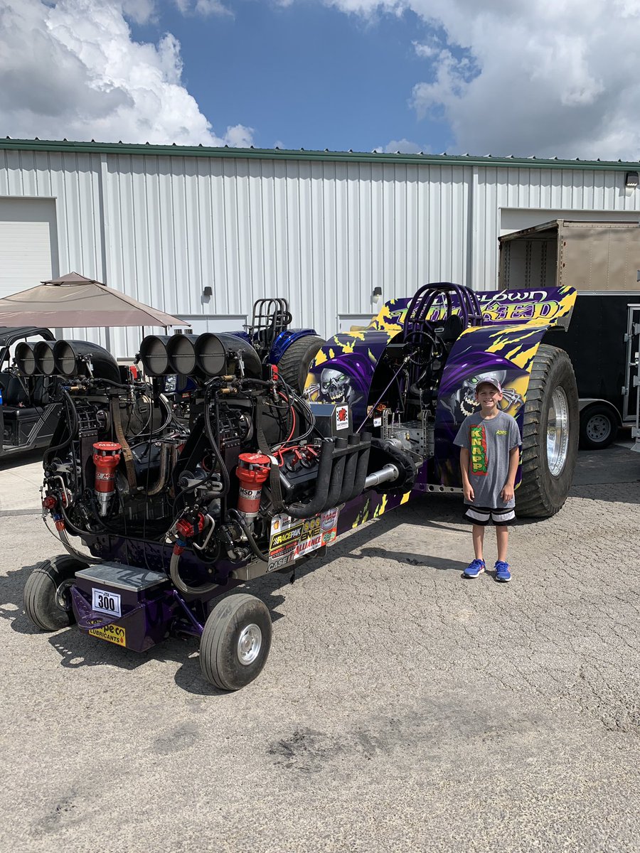 Wyatt is making out pretty good so far at the pulls @WickedPulling #teamwicked #knappmotorsports #PulltownUSA