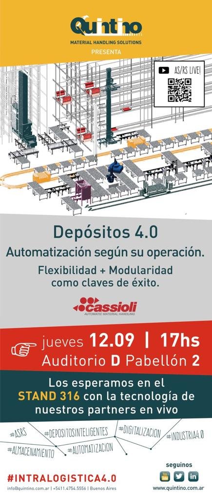 QuintinoMHS's tweet photo. #StayTuned 😎
👉Agendate en #ExpoEnvase #Alimentek #Expofybi Todo sobre #ASRS #Almacenamiento en la era de la #Industria4.0 #ROI #supplychain #Envase2019 #Industria #Intralogistica #logistica #depositos #agv #Shuttle #isat #pallet #almacenes by @IAEnvase
@CCostaSalguero
💪🇦🇷 https://t.co/RNHrHKj7By