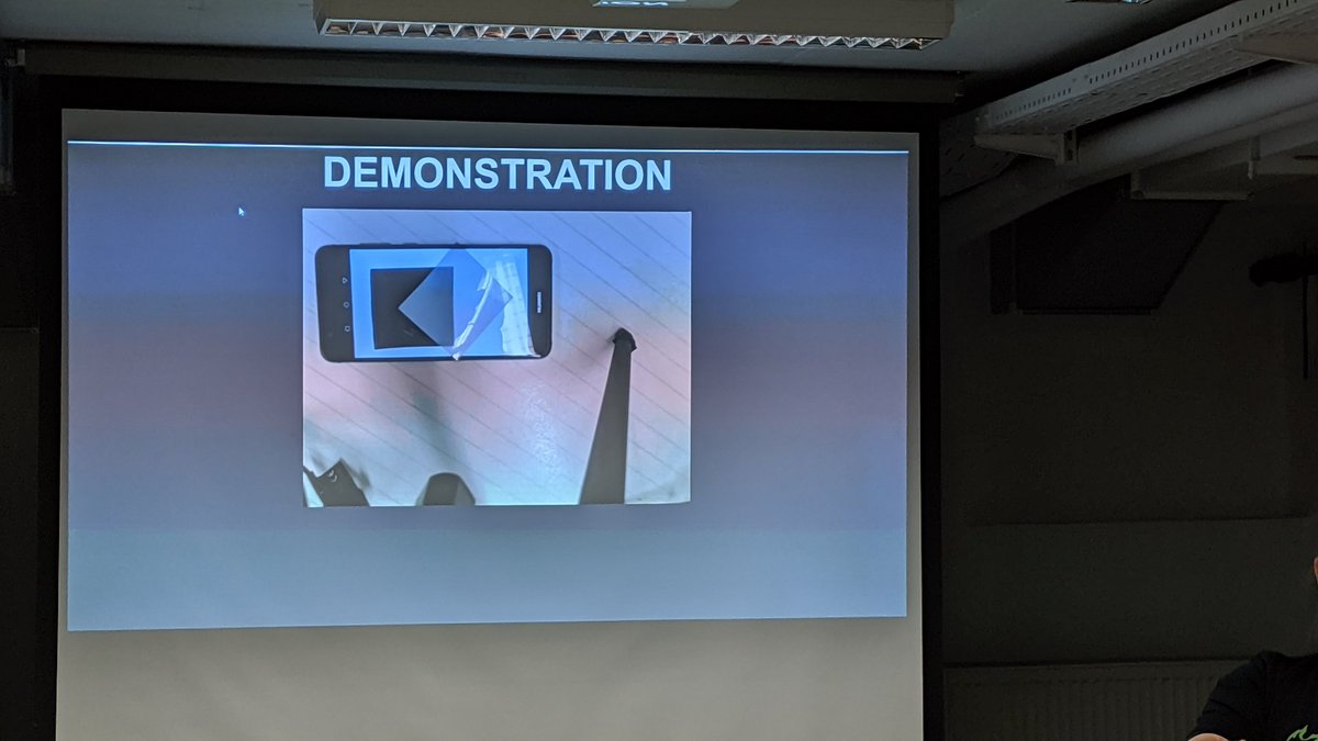 ChristophWelcz's tweet image. @olsharoth blowing my mind with a simple question experiment using polarization filters and a smart phone #QuantumComputing #hackerkegeln @SCC_at_DATEV