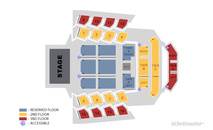 Ticketmaster Verizon Center Seating Chart