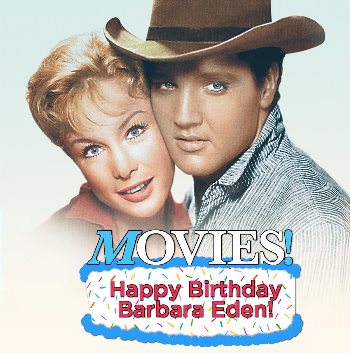 Happy Birthday Barbara Eden! 

Here she is with in FLAMING STAR. 