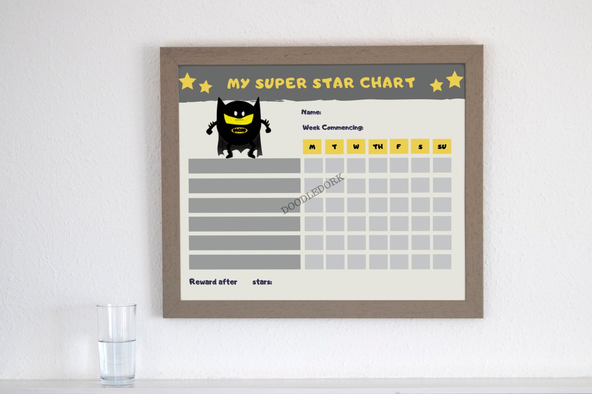 Gold Star Chart Printable