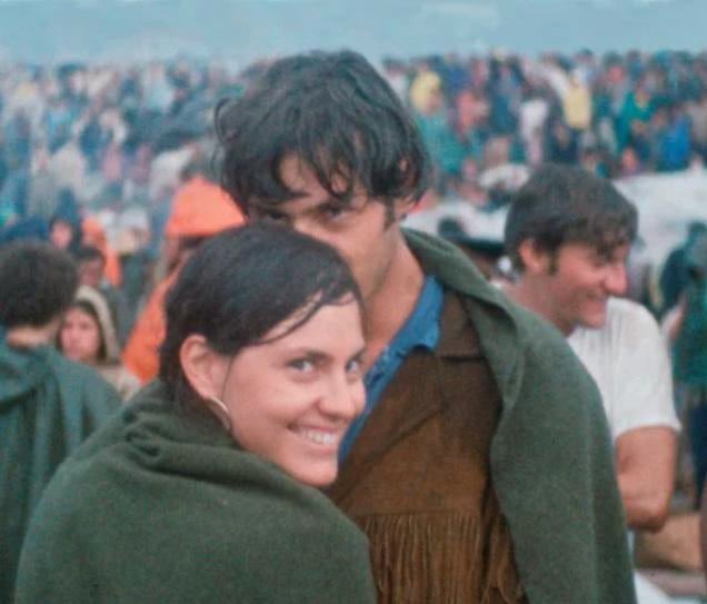 UtterlyInterest's tweet photo. A couple at #Woodstock (48 hours after they met) and the same couple 50 years later. 
#Woodstock50 https://t.co/jxO79FhXJA