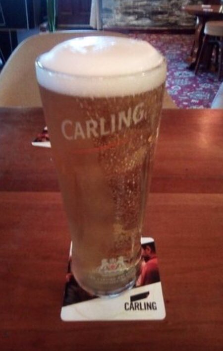 Neil6footunder's tweet photo. Right then. Cocktails. For puffs but it’s the rules. I call this the; absolutely shit faced of the one bev could potentially make you die. Here we have a tall standing ice cold pint of Carling with a double shot of Aldi’s own vodka and 20ml whisky Tesco own brand. Served in glass https://t.co/bLfQ6KdzIg