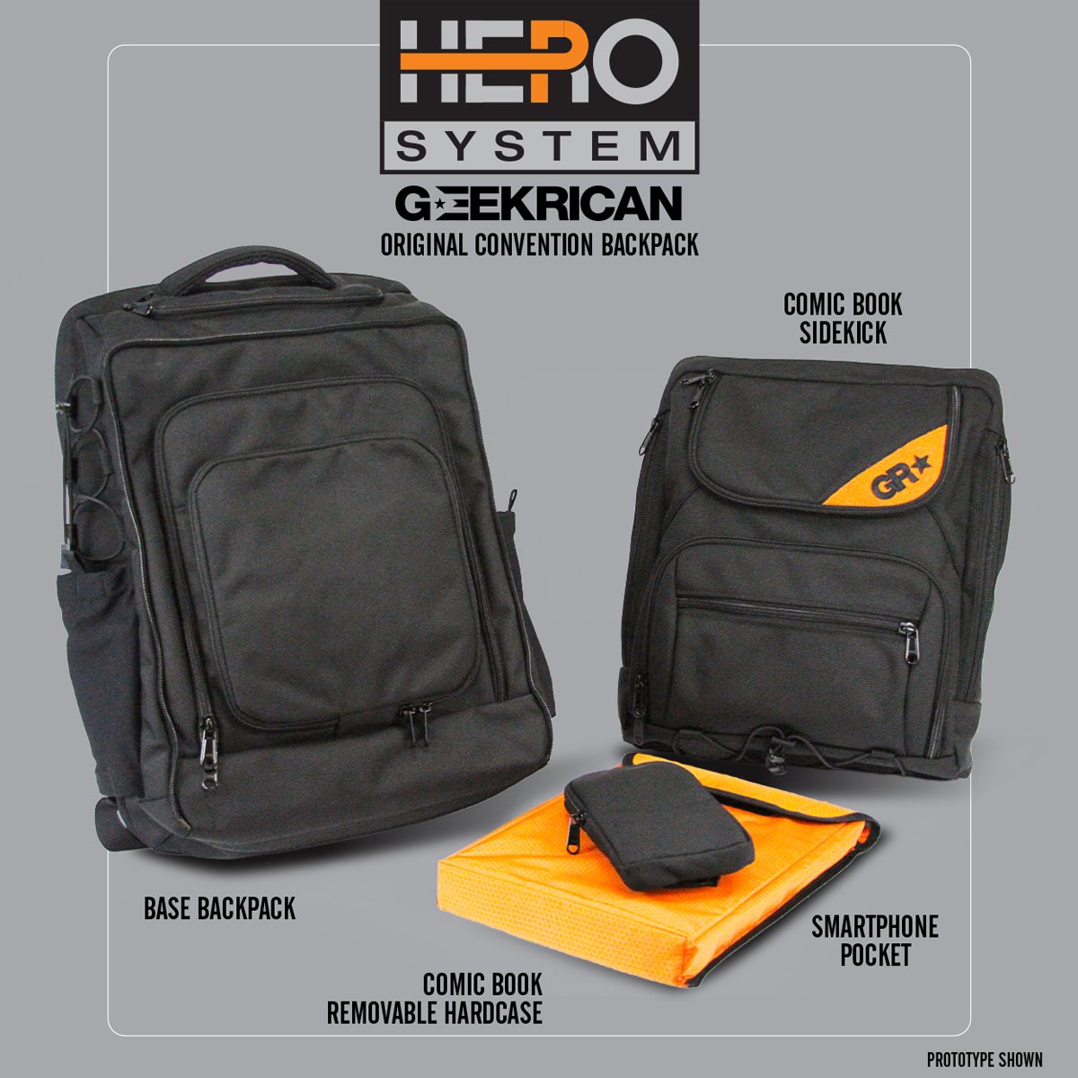 geekricanpr's tweet photo. Take a look at this baby. By the fans for the fans. Hero System by #geekrican , preorder yours soon at https://t.co/Y045pHi35K #backpack #comiccon #convention #gamer #comicbook https://t.co/sONaH2w4Z0