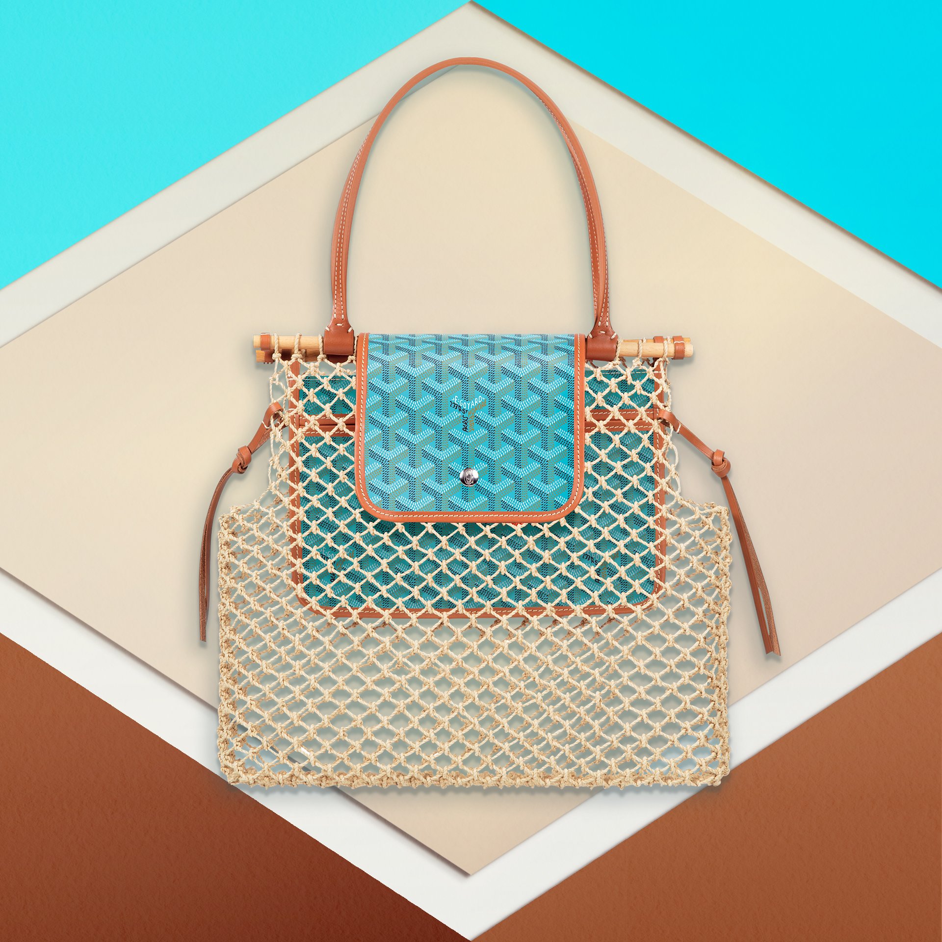 turquoise goyard