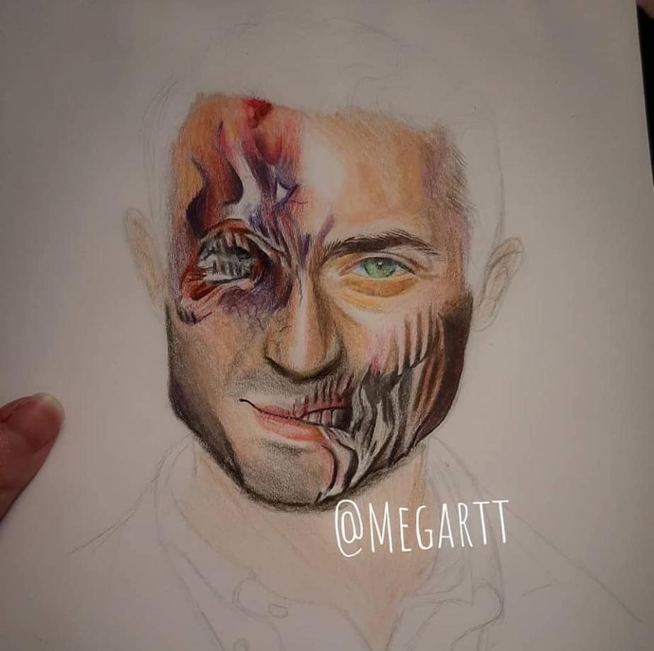 Pilitf Sasharoiz Sean Renard Grimm Travail Au Crayon De Couleur Zauberbiest Grimm Grimmfanart Artwork Fanart Grimmartstudio 1 In Progress 2 The Result By Megartt T Co Qeihqlw1oy