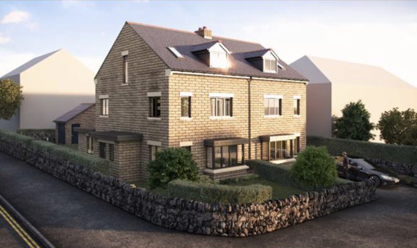 ackabb's tweet image. Planning granted for a pair of semi detached dwellings on Ringinglow Road, Sheffield 11 today.  Thanks to @UrbanaAdam @UrbanaMarkB, we got there in the end!