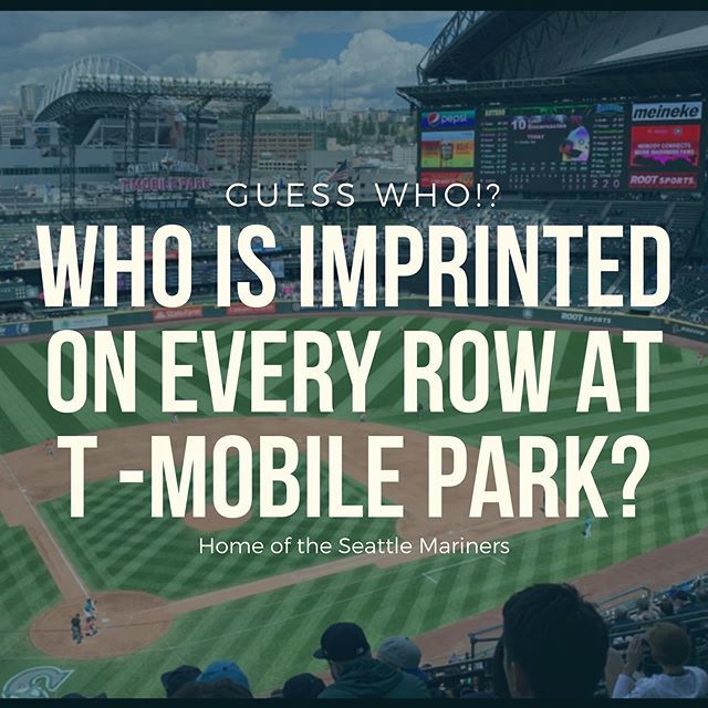 FUN FACT: Did you know who is imprinted on every row at T-Mobile Park?! 😍😍😍 .
.
#isellasalonspa #downtownbremerton #shoplocal #supportsmallbusiness #salonlife #spalife #thecurestartshere #research #cancer #savinglives #base2space2019 #onestepatatime … ift.tt/2H8XUKx