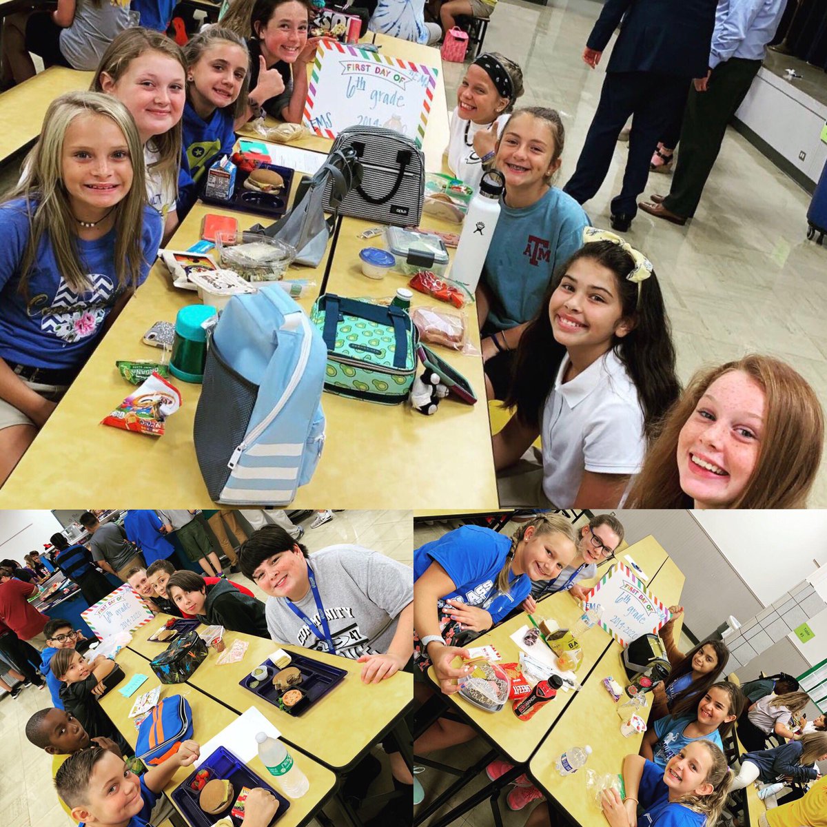 counselors_ems's tweet image. So excited for our first day! So many bright smiling faces! Here are a very small showcase of our 6th graders! #1stdaybraves #firstdayof6thgrade #braves #communityisd #fearless