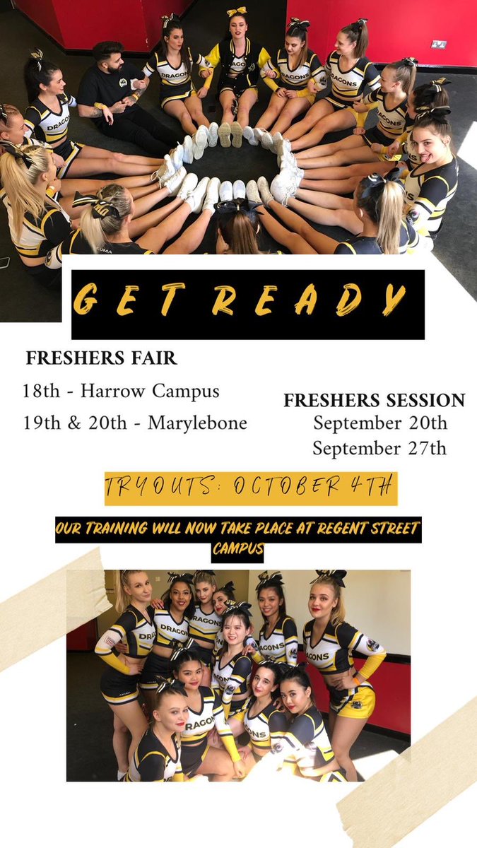 We’re so excited to meet you all! Come say hello at the Freshers Fairs! We’ll be in uniform so you can’t miss us! 💕🐲