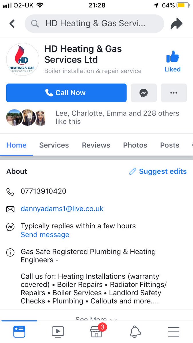 Call Danny for heating institutions (warranty covered) ▪️boiler repairs ▪️radiator fittings/repairs ▪️boiler services ▪️landlord safety checks ▪️plumbing ▪️callouts and more