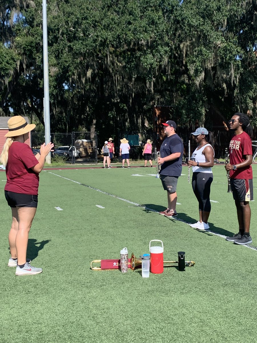 FSUChiefs's tweet photo. Our leadership members have been training and getting ready to welcome the rookies tomorrow (and our veteran members on Sunday). A big week lies ahead. Safe travels and good luck to all those auditioning. #MCATDT #Noles https://t.co/8lC4nPHuUY