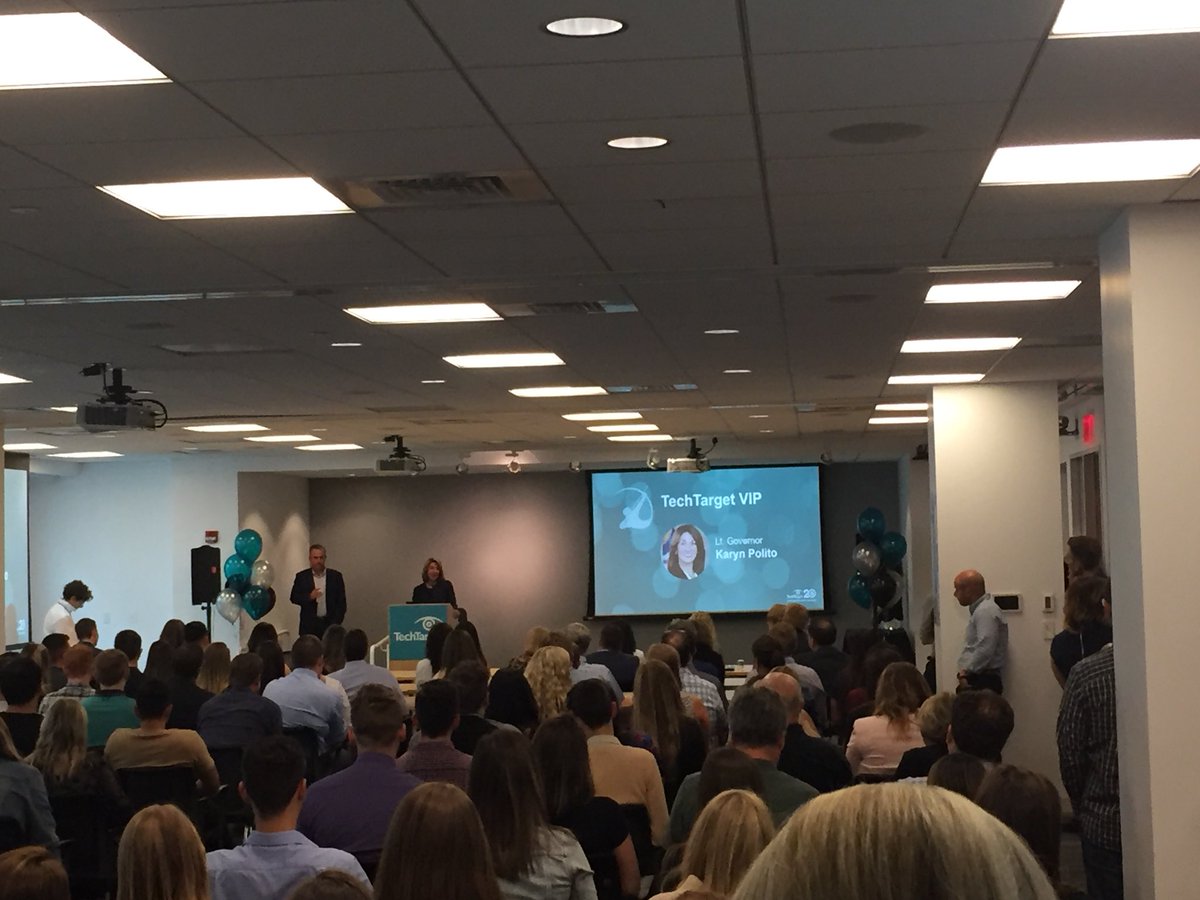Michael_E_Box's tweet photo. Happy 20th birthday @TechTarget and hello to @MassLtGov! https://t.co/QlZPHa7056