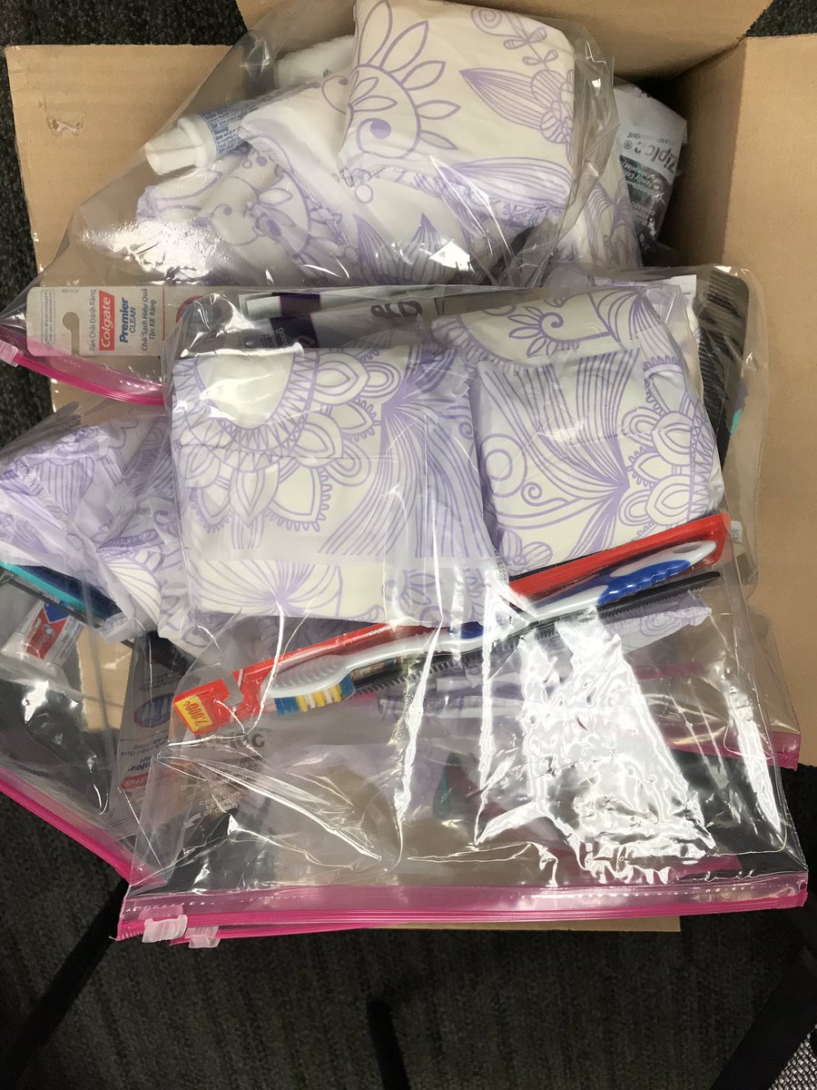 Sharrcasm's tweet photo. SCAP team spent some time giving back this afternoon...assembling over 500 hygiene kits for those in need here in the Atlanta area. A great  cause and very rewarding for us all! @MarkQHolifield @scooter101370 @Travis0703 @SCAPchat https://t.co/0WUJHrvPAT