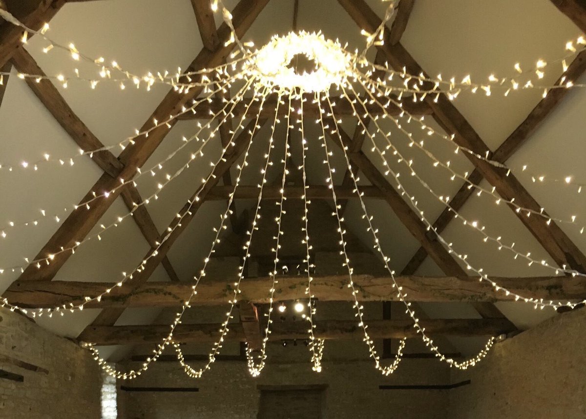 sfc_at's tweet photo. The wonderful light canopy is up and ready for the first of three weddings this weekend @wickfarmbath many thanks to @lightfantastic_uk #wickfarm #strawberryfieldcatering #lightfantastic #weddinglighting #barnwedding #rusticwedding #bathweddingvenue #bristolweddingvenue https://t.co/7oOxJ42Mr8