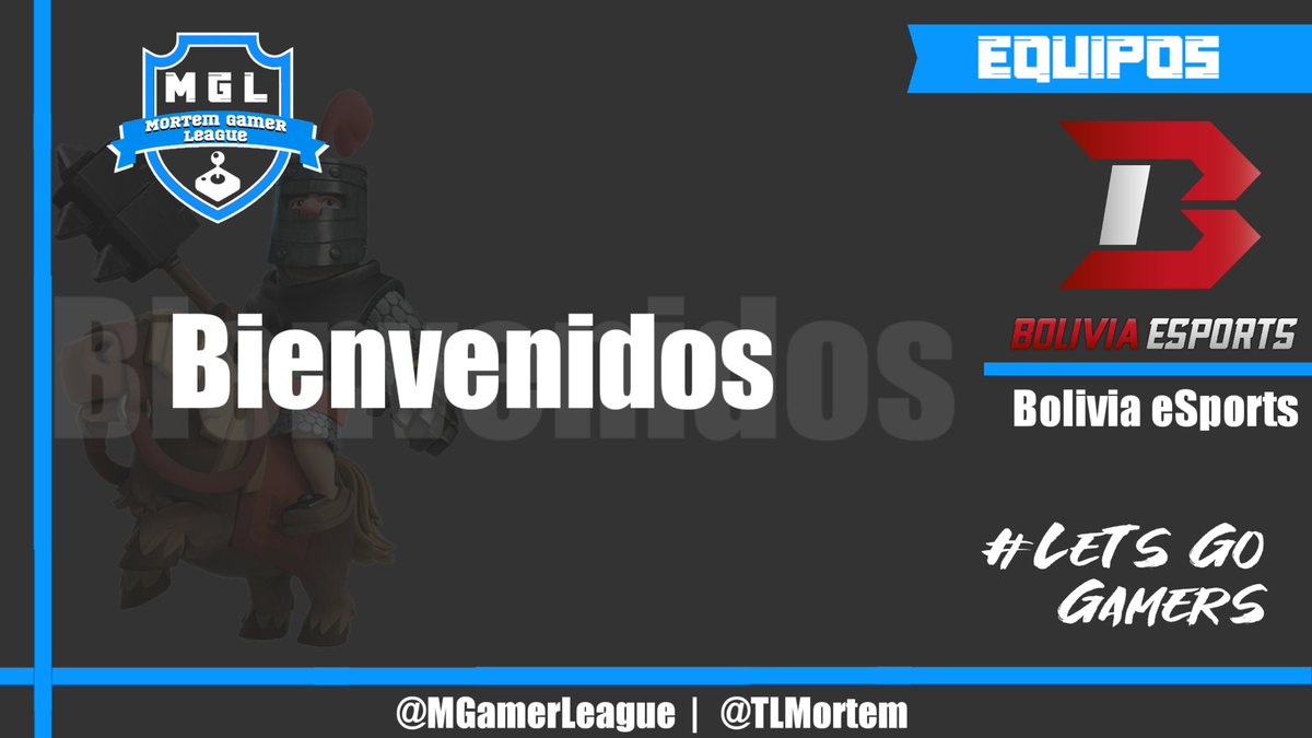 Presentamos a.. @BoliviaeSports1 
Equipo que viene a por todas a Representar con ganas su pais von su grandioso Roster de jugadores..
BIENVENIDOS..!
#MuchaSuerteGamers