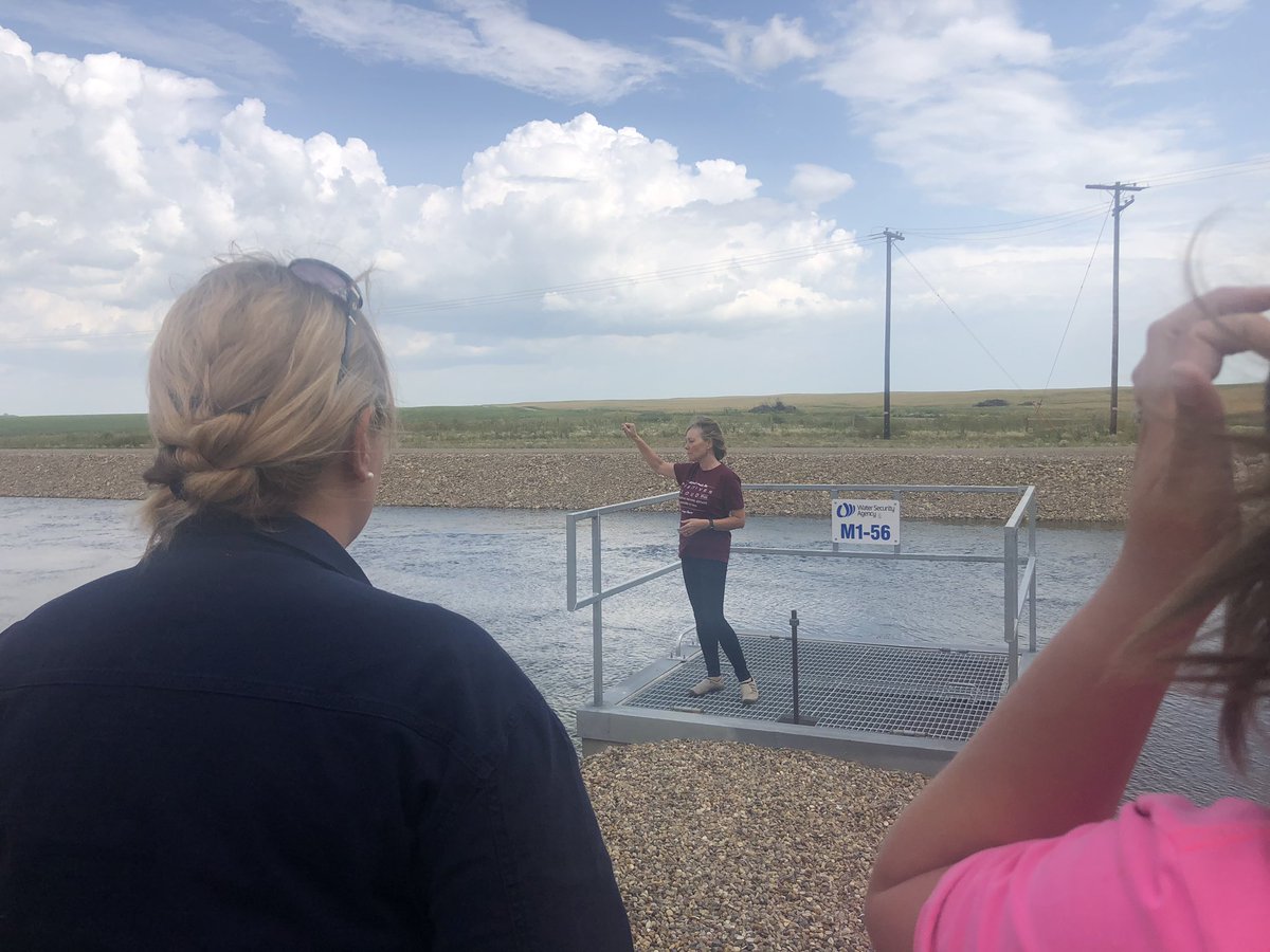 Thank you <a href="/jadeballek/">Jade Ballek</a> for sharing your farm story and teaching us about irrigation and the challenges associated with it! My mind is still blown by the amount of technology here. #TeachersLearnAg