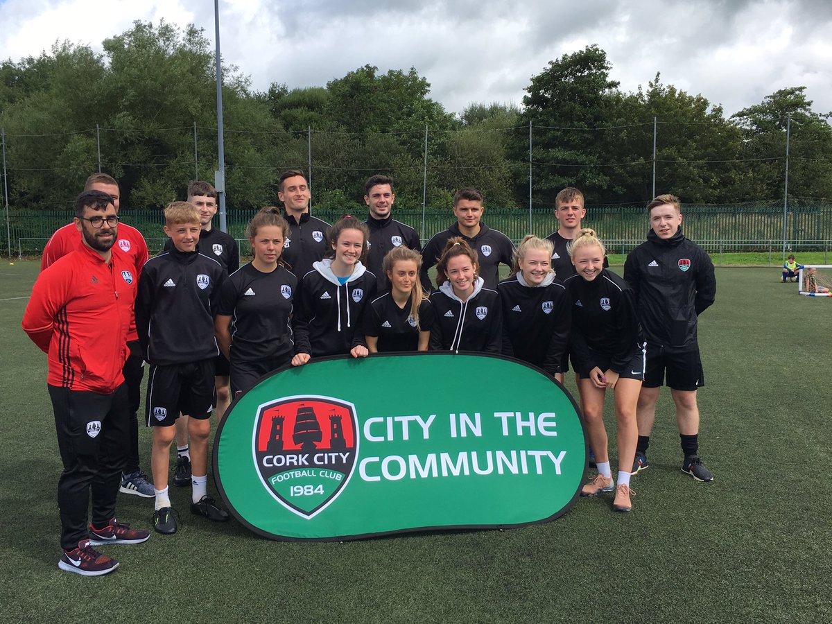 CCFC_Community's tweet photo. Thanks to the 110 kids from @BlarneyUnited who attended our Corky Camp this week. And a big thanks to our great coaching team - Chris, Josh, Arran, Ross, Lauren, Leah, Lauren, Hazel, Aoibhe, Meghan, Alex, Ben, Daire &amp; Pierce #CCFC84 https://t.co/t5aq31EDUK