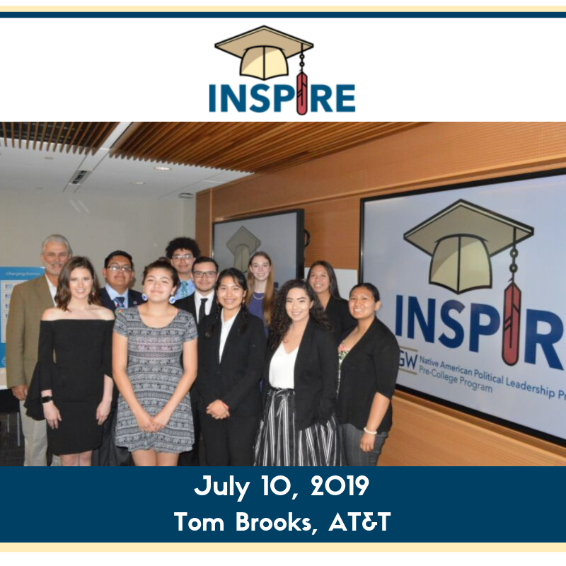 NAPLPInspire's tweet photo. INSPIRE met with our friend Tom Brooks(Mohawk), VP in External & Legislative Affairs. Thank you @ATT for your commitment to #NativeEducation, #NativeAmerican #AmericanIndian #AlaskaNative #NativeHawaiian students, and #NativePolicy. #ATTDCForum #ATTPolicyForum https://t.co/MgZqgfsqmD