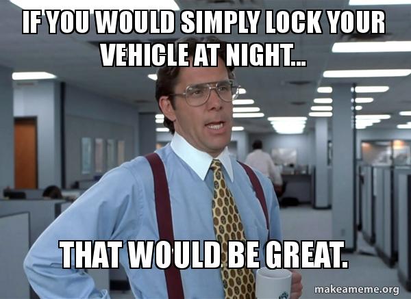 LakeStLouisPD's tweet photo. Please don't make it easy for a thief. Lock them up!
#LSLPD
#SafetyTip https://t.co/aetolxmbIe