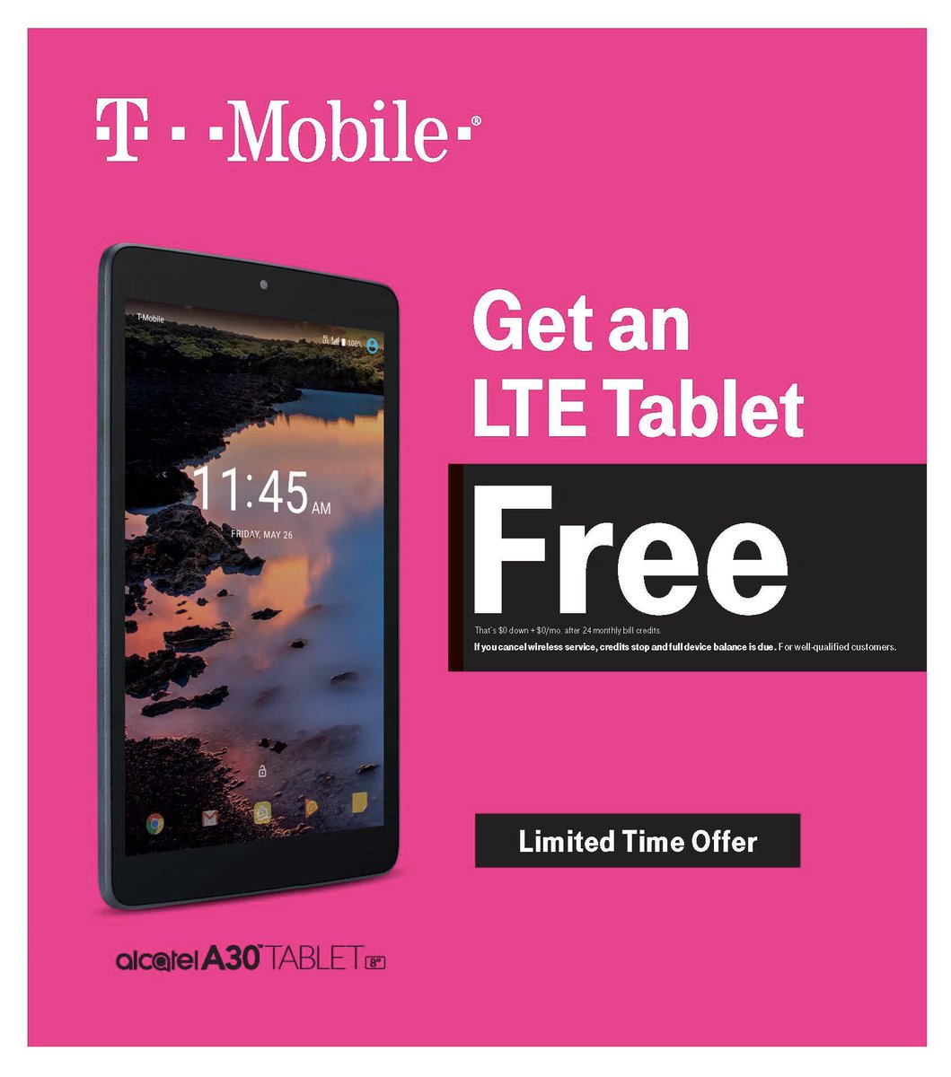 AdamGleve's tweet photo. T-Mobile has ALL the Back to School DEALSSSSSSSS #magenta #TMobile @russ_paul16 @RayRobear @L_Salazar18 @rsnorbeck #tablet https://t.co/y2tDzomKrA