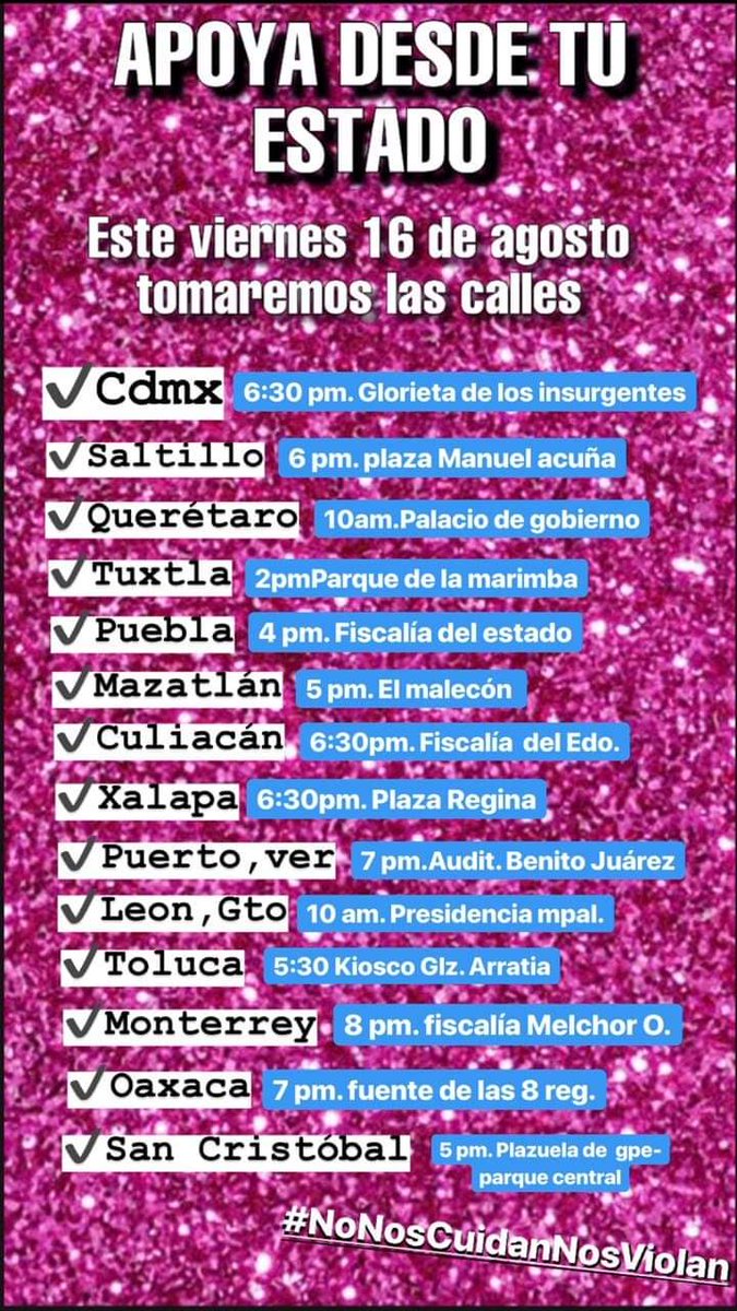BYMOOM's tweet photo. #BrillantinaNoEsProvocacion #Brillantina #CDMX  #Saltillo #Queretaro #Tuxtla #Puebla #Mazatlan #Culiacan #Xalapa #Toluca .... https://t.co/hdIBVJN2zY