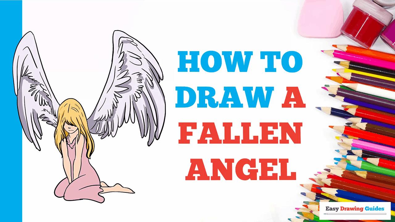 How to Draw an Angel - Really Easy Drawing Tutorial