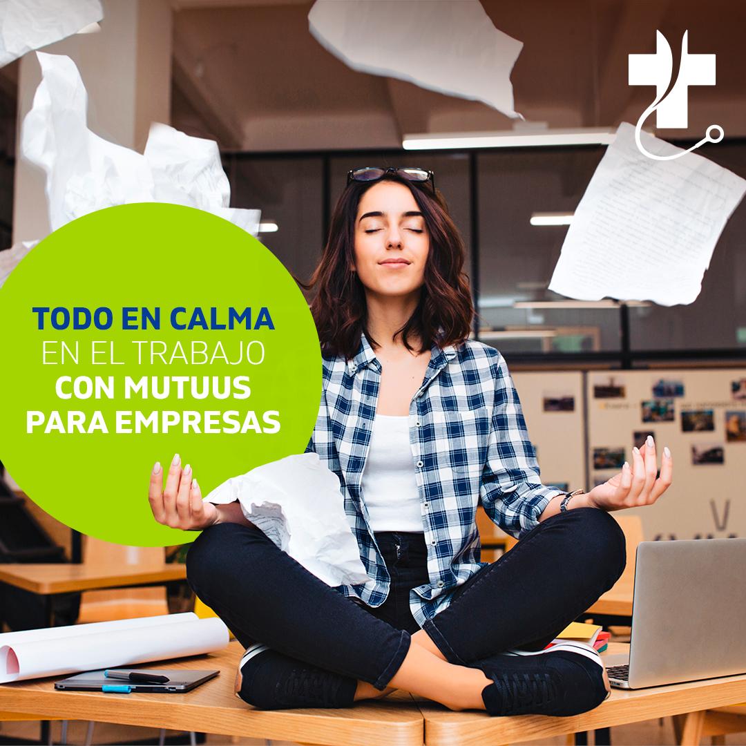psmutuus's tweet photo. Mantenerse relajado en el trabajo es fácil con #Mutuus para empresas, que incluye un monitereo de wellness 🏃🏻‍♀️ y las mejores soluciones de #salud 💙 ¡Conoce más en el link en nuestra bio! #SaludInteligente #EstrésLaboral #Trabajo https://t.co/KtU4b60ZAg