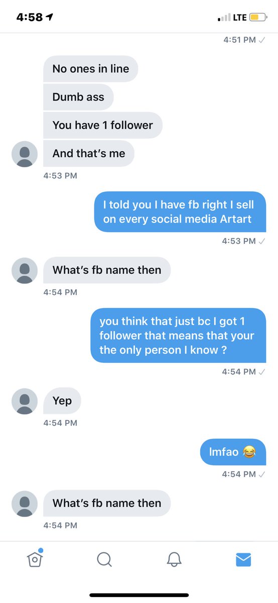 StudyMyPost's tweet photo. caught this scammer he thought I was a girl he tells me to go first I told him you pay first to get what you want  stupid Ass weirdo lmfao what a joke of a person 🤣✌🏽 https://t.co/9IqkBKTP36
