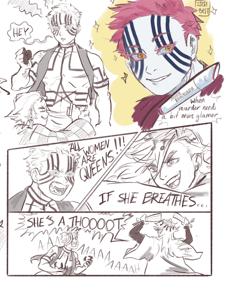 I destroyed the manga in two days and loved it. I wanted to draw some absolute dumb shit about the moons so if you don't know them don't open the image (I don't know if there is a way to hide things on Twitter for spoilers)
#kimetsunoyaiba #DemonSlayer 