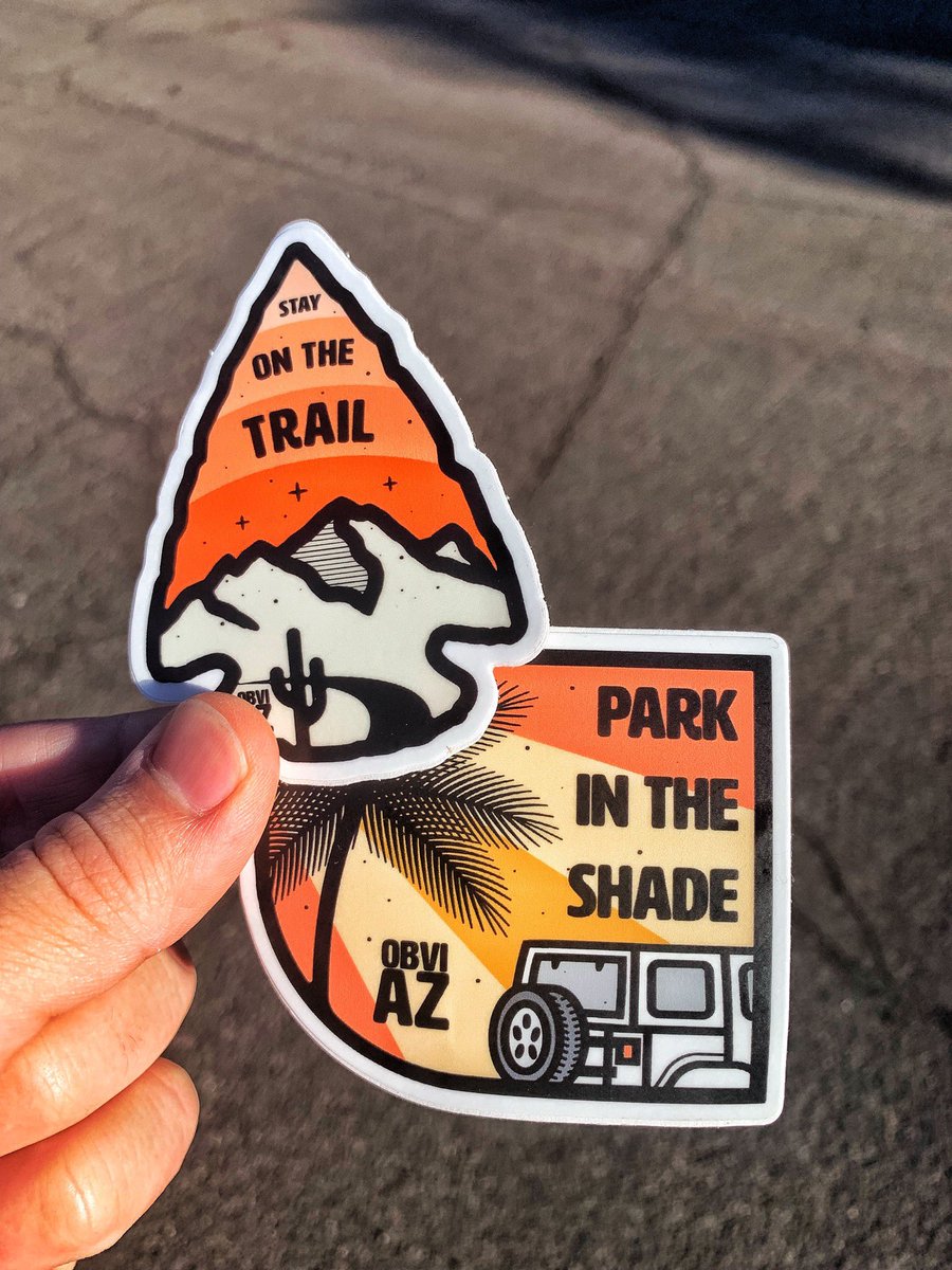 obviouslyaz's tweet image. Our weather resistant “Obvious Advice” sticker pack is now available online! $5 gets you both of these bad boys. Click the link in our bio to get yours.