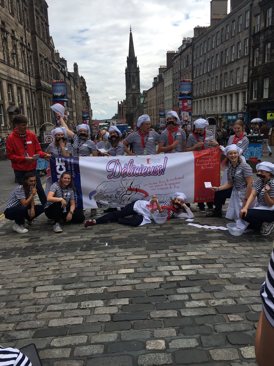 Come and meet the chefs from #delicieux on the mile between 10.30am &amp; 12.30pm. We promise to WHISK you off your feet. <a href="/edfringe/">Edinburgh Festival Fringe</a> 👨‍🍳💙❤️👩‍🍳