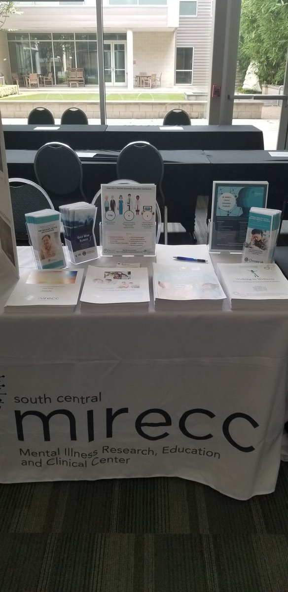 Jennifer L Bryan PhD (@drjennbryan) on Twitter photo All set up for the #Veterans #mentalhealth summit tomorrow! Come check out the <a href="/SCMirecc/">South Central MIRECC</a> and other Houston Veteran mental health resources! All set up for the #Veterans #mentalhealth summit tomorrow! Come check out the <a href="/SCMirecc/">South Central MIRECC</a> and other Houston Veteran mental health resources!