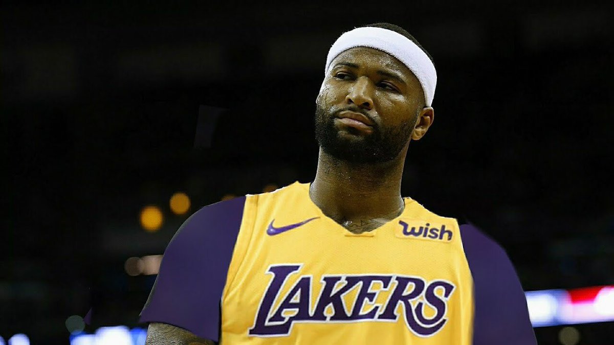 RTLakersD's tweet photo. #DemarcusCousins has been diagnosed with a torn ACL 😱 https://t.co/58qq14ogDA