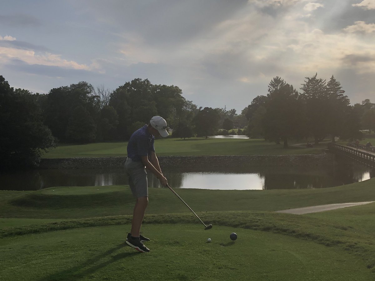 FindlayGolf's tweet photo. The Boys JV team had a dual match against Pandora yesterday. The won by a score of 189-295. The team was lead by Medalist Jack Metz(45) followed by Sam Crawford(46) Danny Moninger(49) Gus Cleary(64) Matt Pinkski(49) Reid Patterson(60). https://t.co/NCsbVOruLZ