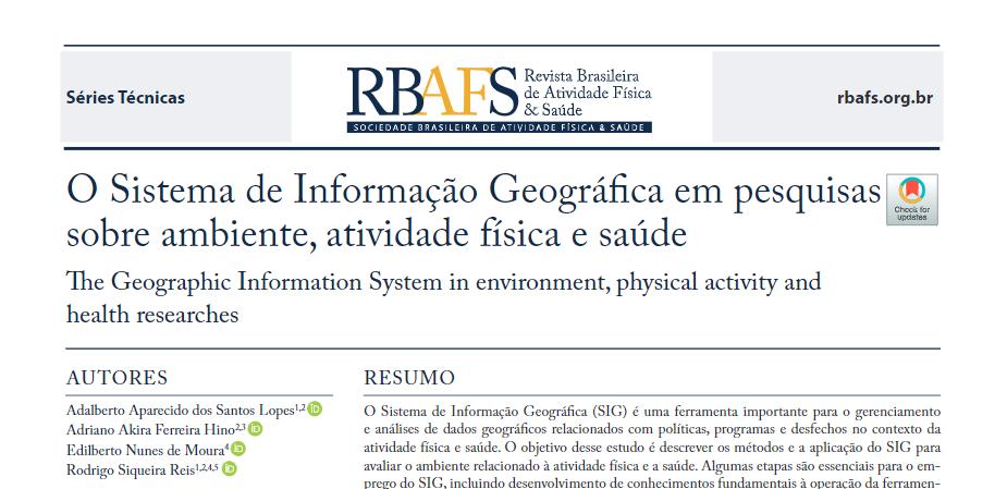 _RBAFS's tweet photo. Uma série técnica publicada na #RBAFS conclui que o uso do Sistema de Informação Geográfica, como parte integrante do processo de uma pesquisa, tem sido possível devido a redução nos custos de acesso a diversos tipos de softwares. Continue lendo: https://t.co/XAB6ItkDxa https://t.co/TUmSLyXv6H