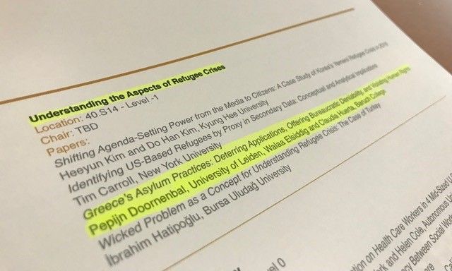 BaruchMarxe's tweet photo. Did you know? Two of our Master of International Affairs students, Claudia Huerta and Walaa Elsiddig, presented their paper about #refugee crises at the #APPAM international conference this summer in #Barcelona!
#MarxeWorldwide #BaruchPride #MarxePride #BeBaruch #APPAM19intl https://t.co/3du0eBfsMn