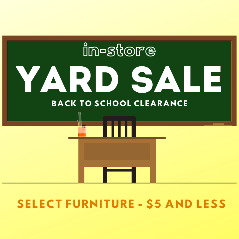 RestoreSSHH's tweet photo. Getting ready to go back to school? Come shop at our in-store Yard Sale! Select furniture is ONLY $5! Come in and check it out! #habitatforhumanity #nonprofit #southshore #hanoverma #sale https://t.co/wf2Si7YIjn