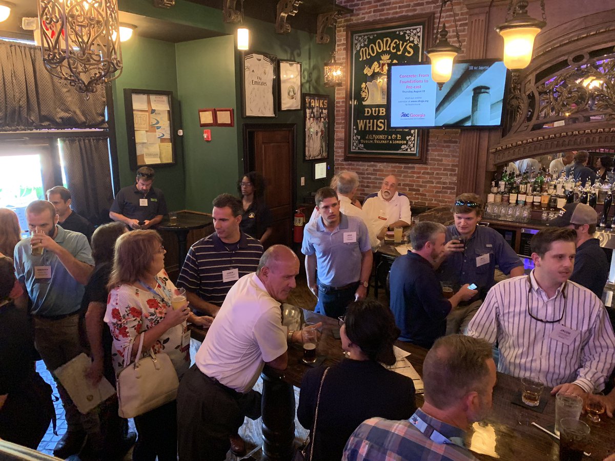BillABCGA's tweet photo. Great networking at the ABC of Georgia and AIA Atlanta End of Summer Mixer! #abcmeritshopproud #buildingga #mixer #abc https://t.co/G9YctfMjUA
