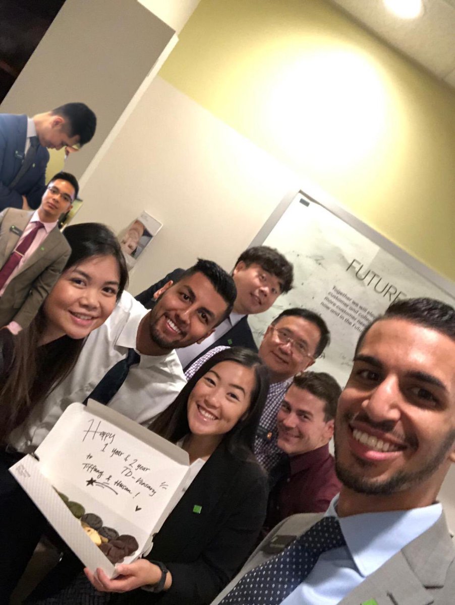 Time flies!! Celebrating Tiffany’s 1 year and Husan’s 2 year TD-versary today!! <a href="/AmynJessa_TD/">Amyn Jessa</a> <a href="/AndyCribb_TD/">Andy Cribb</a>