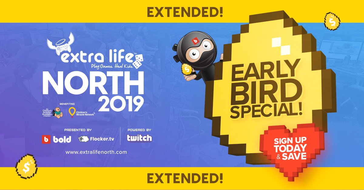 Extra Life North tweet media