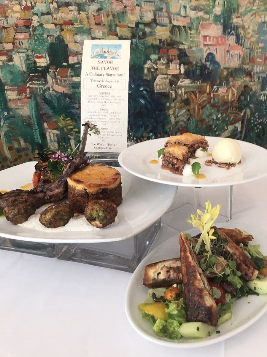 BernardsSWB's tweet photo. Bon Voyage! Bernard's Culinary Staycations are coming to an end! Just 2 more destinations - This week - Greece next week Francehttps://mailchi.mp/bernardsridgefield.com/artist-opening-943385 https://t.co/7CmzXuck6m