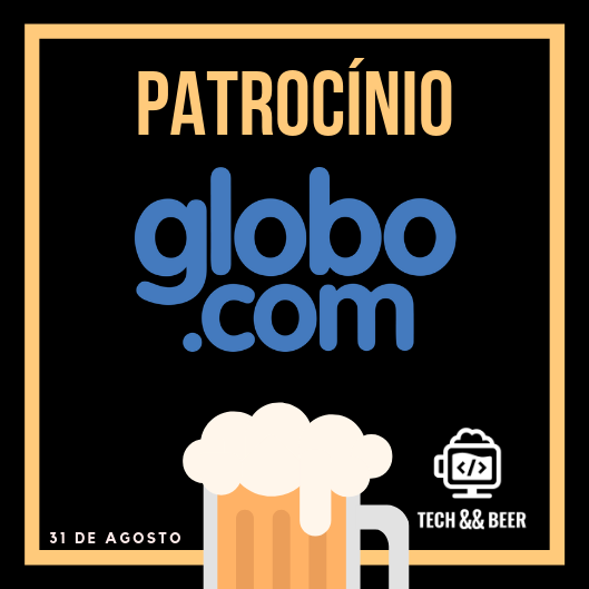 TechBeerPoA's tweet photo. Com orgulho que anunciamos um patrocinador de peso: @globocom
Se prepare para o @TechBeerPoA 2019. Inscrições em breve.
#techbeerpoa2019 #poa#tech #portoalegre #AfrotechBR #BrazilJS #BrazilJSConf2019 #BrazilJSOnTheRoad #developer #beer #agile #devops #portoalegrers #rs https://t.co/U6s0yQ8JP9