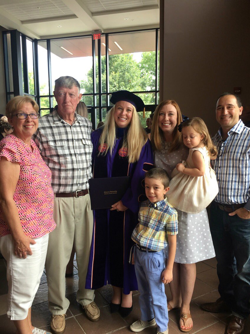 lesliedawn1987's tweet photo. Last week was magical #PhinisheD #CUgrad @ClemsonCofEd https://t.co/RpT4NlOtDp