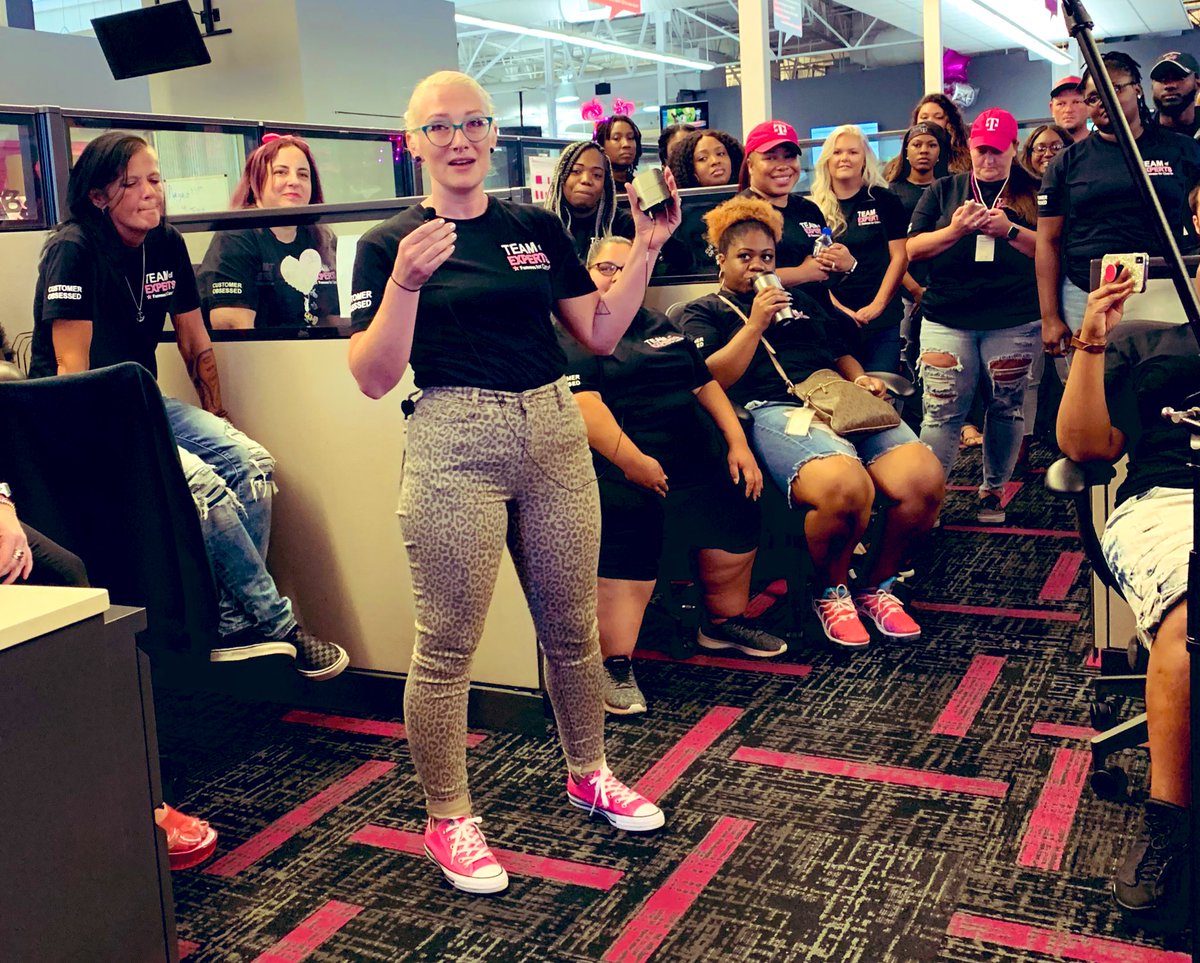 CallieField's tweet image. Chattanooga #TeamOfExperts and @TMobileBusiness #TEXTalks were simply amazing! I love how they are passionately serving our customers, driving out cost, increasing revenue, and partnering w Engineering and Sales. @GaryXM10 @Dan_DiGirolamo @Paul_Giannotti